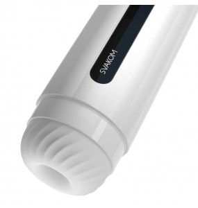 USA SVAKOM - DYLAN Fully Automatic Thrusting Rotation Electric Masturbator (Chargeable - White)